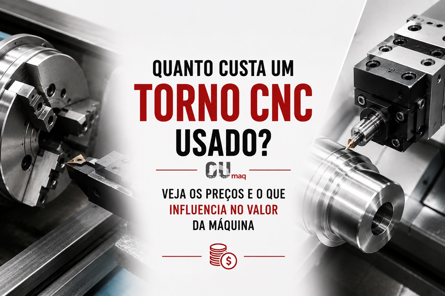 Quanto Custa um Torno CNC Usado? Veja os Preços e O Que Influencia no Valor da Máquina